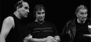 Mohamed Melhaa, Jean-Marc Luneau et Armand Gatti lors de l’expérience de Neuvic, en 2010